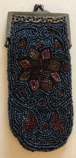 Vintage Beaded Eyeglass Case