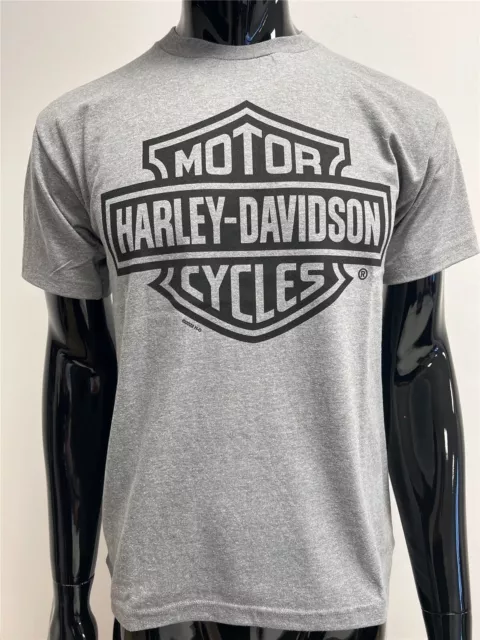 Harley-Davidson T-Shirt Bar & Shield Grau