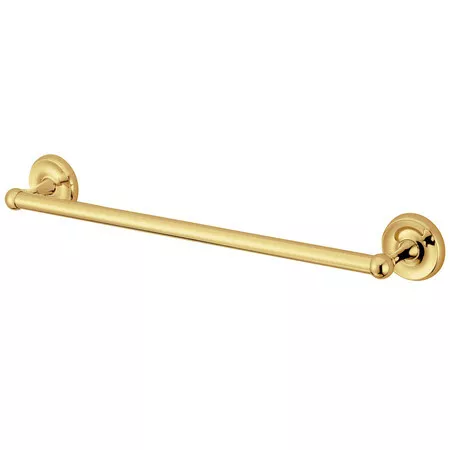 KINGSTON BRASS BA311PB Classic 24" Towel Bar, Polished Brass