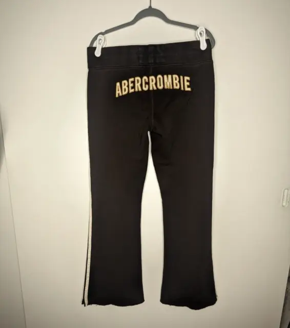 VTG ABERCROMBIE FITCH Women Medium Sweatpants 90s Y2K Brown