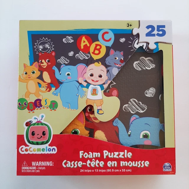 FOAM PUZZLE 24"x13" ABC's Floor Learning 25 Pieces Toddler