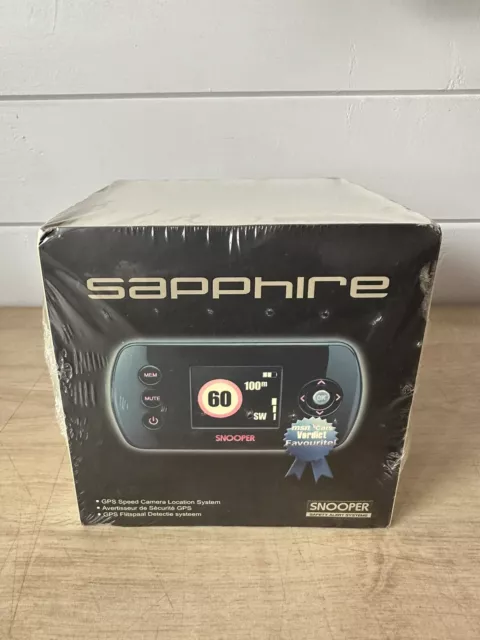 Snooper Saphir GPS Geschwindigkeitskamera Detektor brandneu in Originalverpackung