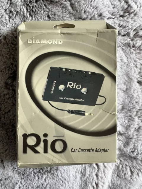 Rio Car Cassette Casette Tape MP3 Player CD iPod iPhone 3.5mm AUX Audio Adapter