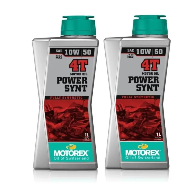 2 x Litre  Motorex Cross Power 4T Fully Synthetic 4 Stroke Oil 10W/50 KTM SXF FC