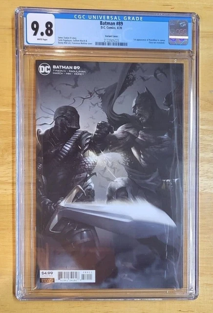 Batman 89 CGC 9.8 1st Cameo Punchline Mattina Variant DC Comics 2020