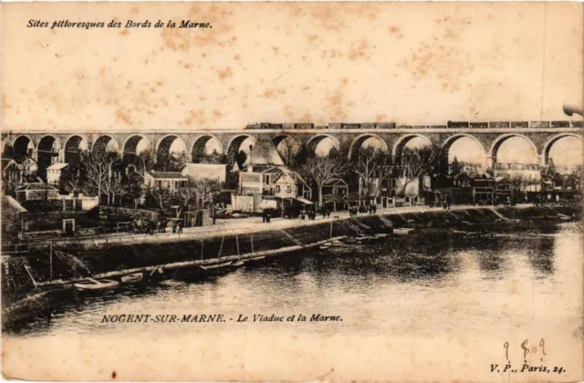 CPA AK NOGENT-sur-MARNE - The Viaduct and the Marne (390248)
