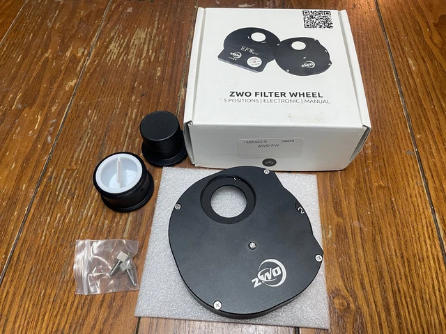 ZWO 5 Manual Position Filter Wheel 1.25" Filters Astrophotography Telescope Efw