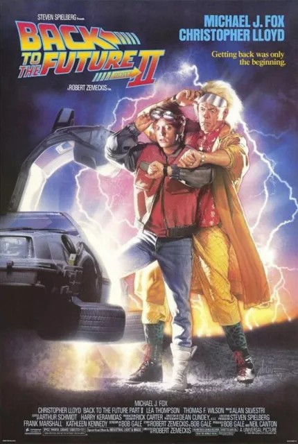 Back to the Future Part II (1989) Movie Poster, Original, SS, Unused, NM, Rolled