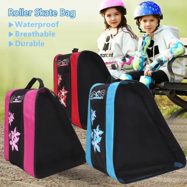 Outdoor Inline Roller Skating Shoe Bag Ice Skates Carry Bag Storage Bag Skate UK