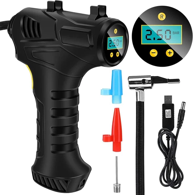 Cordless 12V Electric Car Tyre Inflator Pump Portable Tire Air Compressor Pump