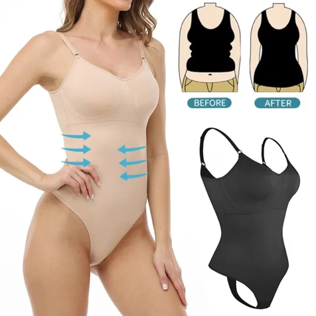 SHAPERX Bodysuit for Women Tummy Control Shapewear Seamless Sculpting  Slimming 