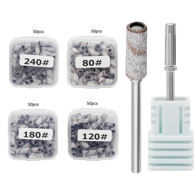 Accessori professionali cura unghie 50 pz nastri per batteria levigatura con man