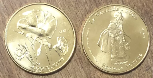 Mdp 2 Médailles  Coquelicots & La Renaude Monnaie De Paris Jeton Medals Tokens