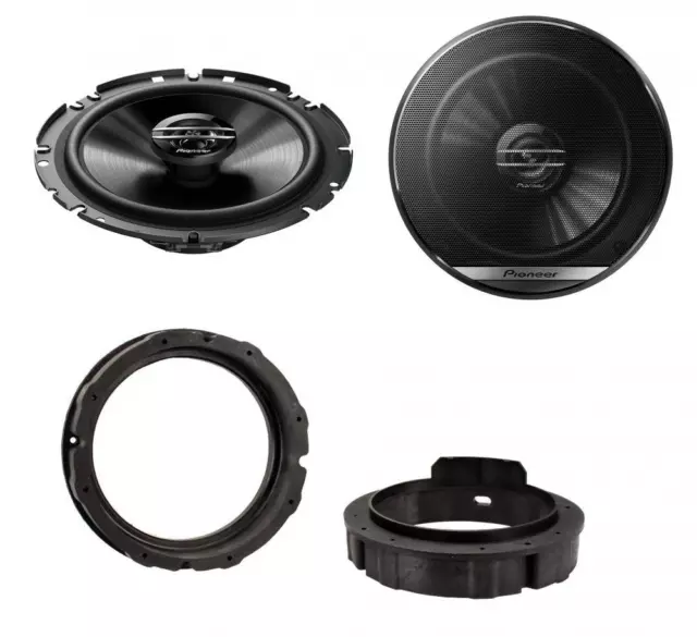 Seat Ibiza 6J 6P 08-14 Pioneer 17cm Rear Door Speaker Upgrade Kit 300W