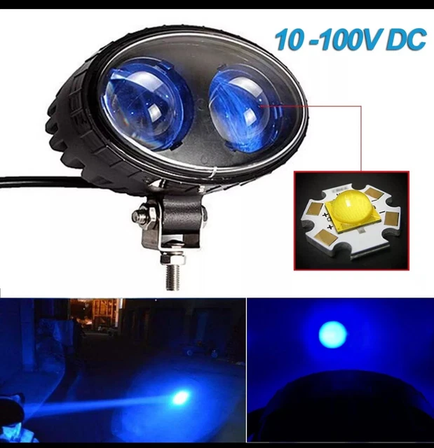 LED FORKLIFT SAFETY Light Blue Spot Light, Warehouse Safe Warning Light ...