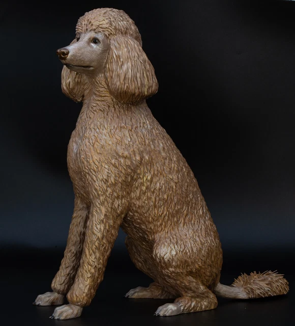 Poodle Sitting Urn/Figurine,