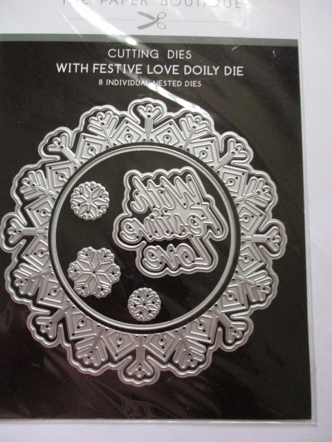 'With Festive Love' Doily stirbt - von The Paper Boutique