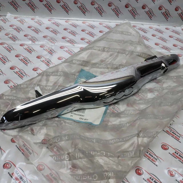 Poignée De Coffre Avant Gauche Pour Fiat 500X - Transparent/Chrome, Réf. MIRAGLIO 80/894