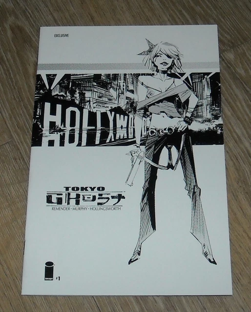 TOKYO GHOST # 1 IMAGE COMICS September 2015 B/W SKETCH DIAMOND RETAILER VARIANT