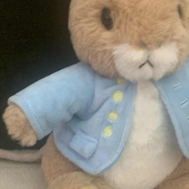 First Peter Rabbit Toy PETER RABBIT BEATRIX Soft Collectors Baby Childs Toy New Born Gift Blue ...