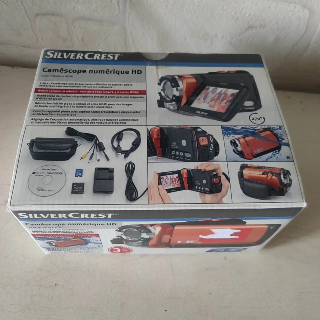 Caméscope JVC GR-DX77AS Mini DV – Pour Pièces / Réparation, Avec Carte