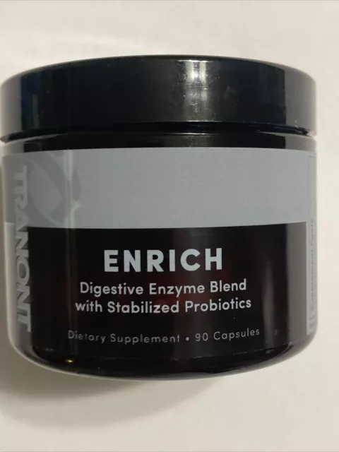 Tranont Enrich Digestive Enzyme Blend Probiotic Prebiotic 90 Count Capsules 2024