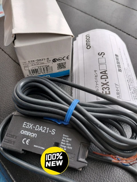 1PCS NEW Fiber Optic Sensor E3X-DA21-S
