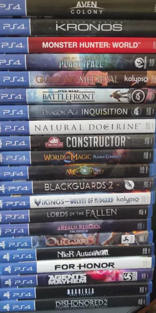 Sony Playstation 4 (PS4) Spielesammlung 44 Games *1€*-Auktion (USK18)