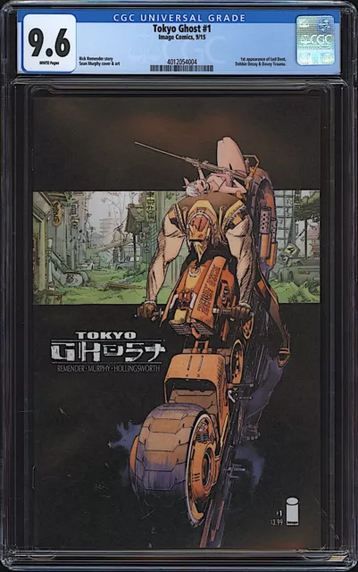 Tokyo Ghost #1 CGC 9.6 WHITE Image 2015 Rick Remender Sean Murphy