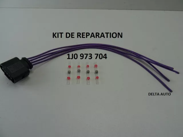 Kit De Réparation Connecteur Audi Vw Seat Skoda 1J0973704 Prêt A Monter Neuf
