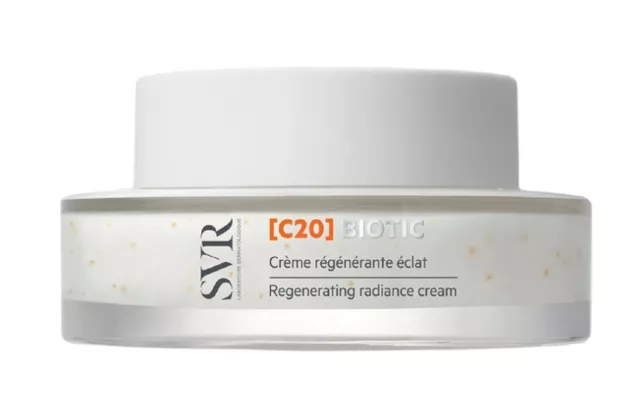 SVR Biotic C20 Regenerating Radiance Cream 50ml fatigue and wrinkles