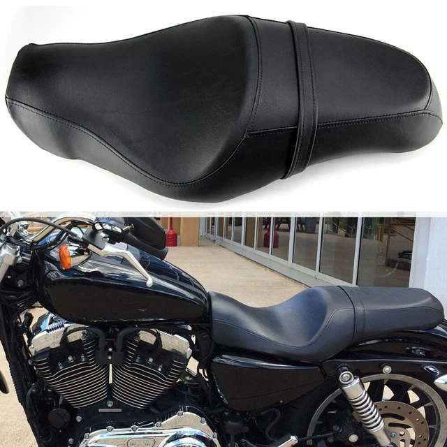Siège Passager Arrière Noir Pour Harley Sportster XL 883/1200 (2007-2015) – Confort Assuré ! - 11