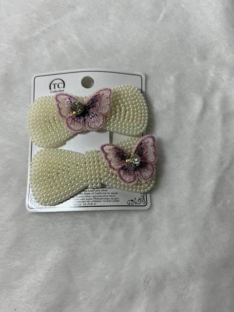 White Bow Beads