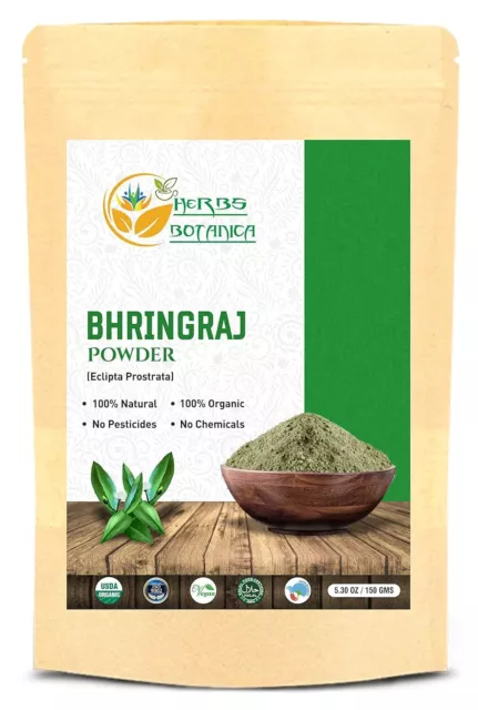 Herbs Botanica Organique Bhringraj Poudre Paquet De 150gm