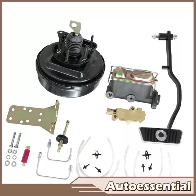 9" Power Brake Booster Conversion Kit Drum /Drum Fits 1967-70 Ford Mustang Base