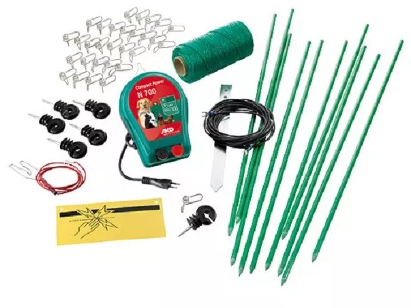 Hobbyset mit Netzgerät N700 Weidezaungerät Elektrozaun Gartenteich Zaun 441150