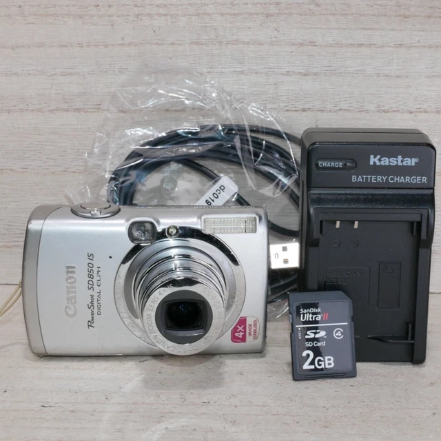 CÁMARA DIGITAL CANON PowerShot SD850 IS 8,0 MP *BUENA/PROBADA* CON
