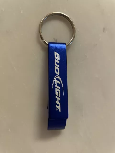Budweiser Bud Light Beer Aluminum Keychain Bottle Opener Beer Opener
