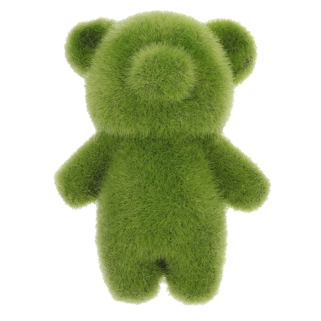 1pc Simulation Moos Ostern Moos Bunny Rasen Hund Dekoration Grün Gras Hund Figur