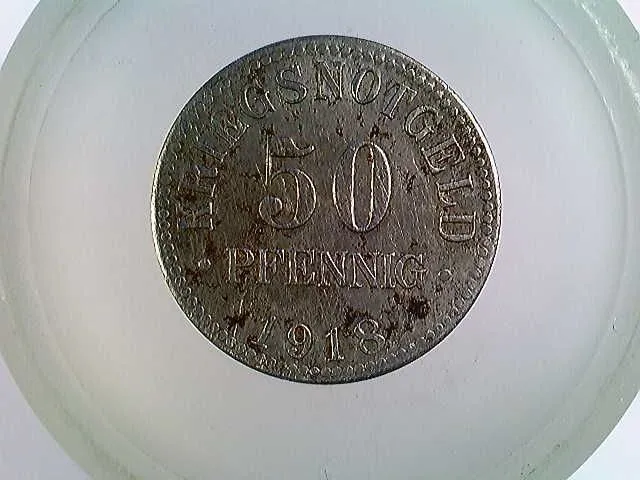 Münze Braunschweig, Kriegsnotgeld 1918, 50 Pfennig