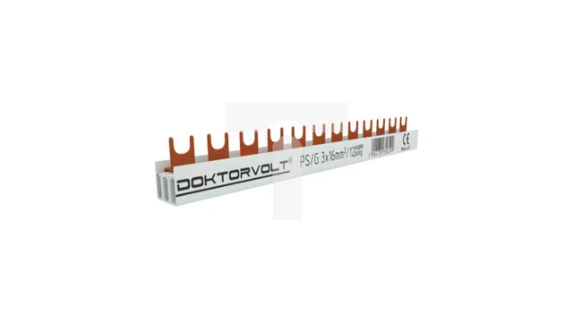 Carril peine PS/G 3 fases 12 módulos 16mm2 100A 6299 /T2DE