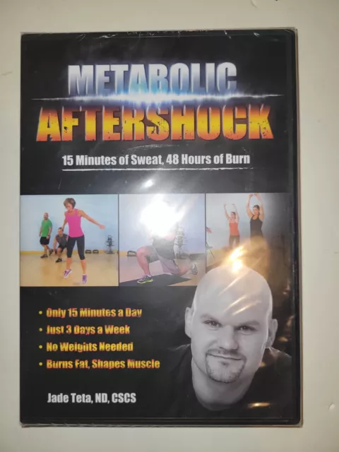 Metabolic Aftershock 4 DVD Set 2014 9 Week Metabolism Improvement Program