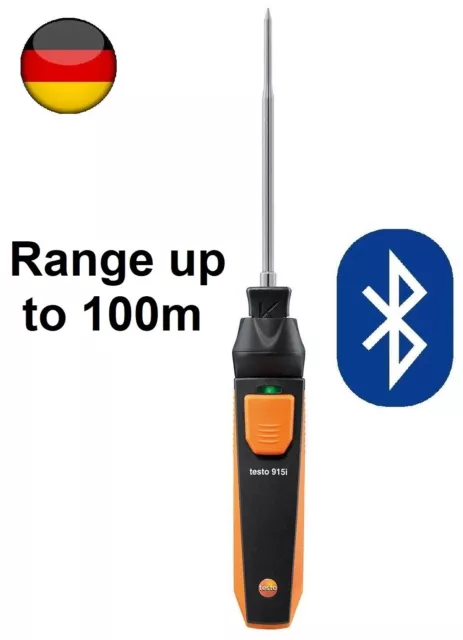 testo 915i - 0563 1915 Thermometer with immersion/penetration probe (Made in DE)