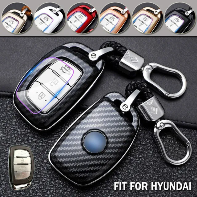 ABS Car Key Fob Case Cover Keychain Bag For HYUNDAI Sonata Elantra Tucson LX35