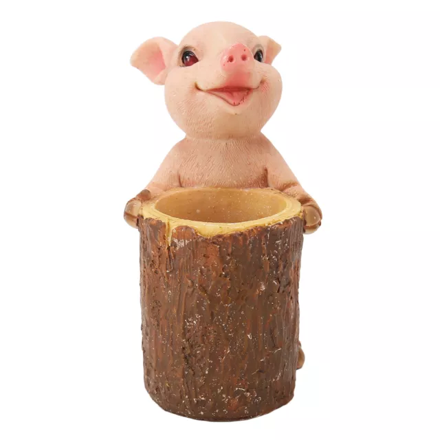 Schweinestatue Cartoon-Design Und Feine Verarbeitung Harz-Schweinfigur ⊹