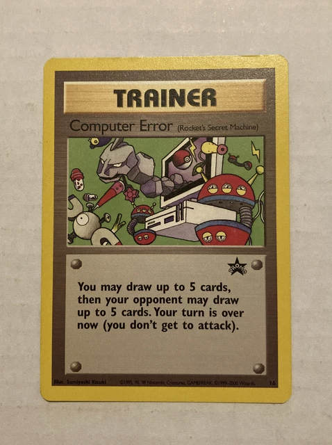 Computer Error #16 - Black Star Movie Promo - Near Mint - Pokemon Card