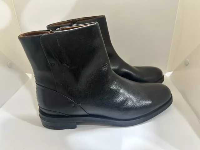 Franco Sarto black ankle boots size 7 1/2 women’s leather