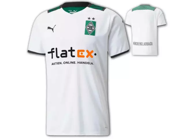 Puma Borussia Mönchengladbach Heim Trikot  weiß BMG Home Shirt 21 22  Gr.S-3XL