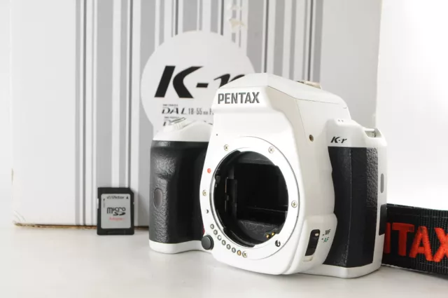 [Near MINT 77213shots] Pentax K K-r 12.4MP Digital SLR Camera Body White from Jp