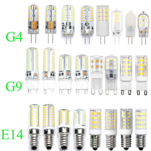 WOW G4 G9 E14 LED Lichtkapsel Glühbirnen ersetzen Halogen Energiespar AC/DC Glühbirnen